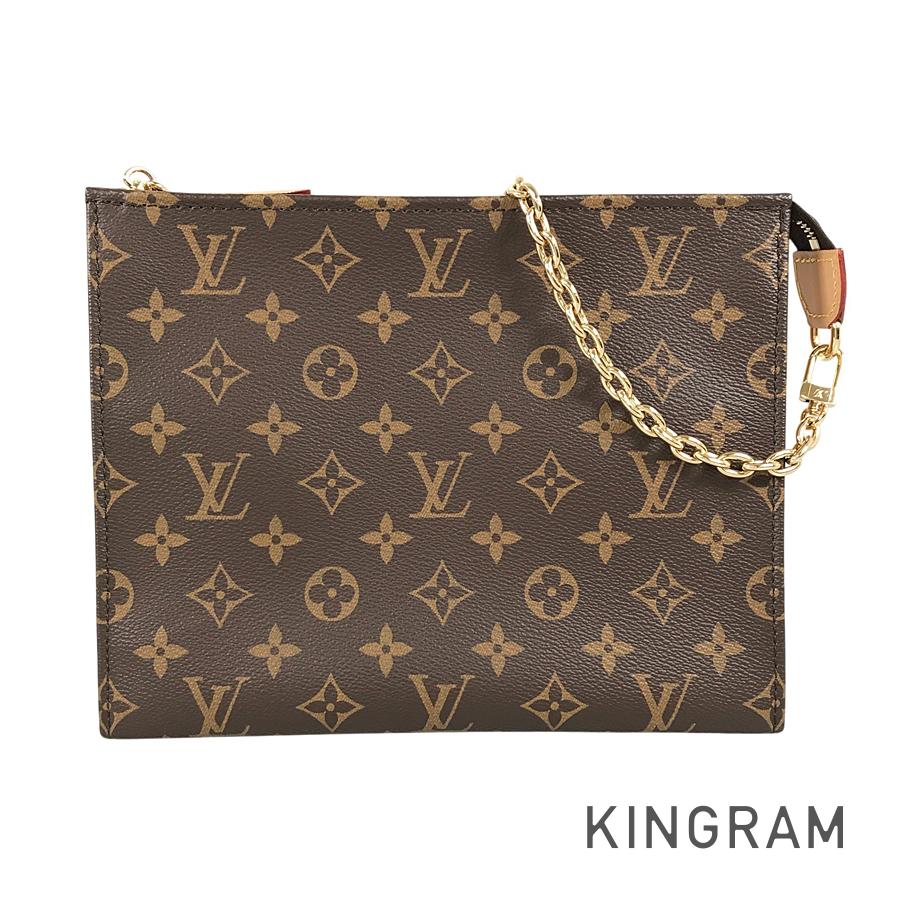 ルイ・ヴィトン LOUIS VUITTON モノグラム トイレタリー 合財袋 オン チェーン店 M81412 PVC ショルダーバッグ fto【中古】