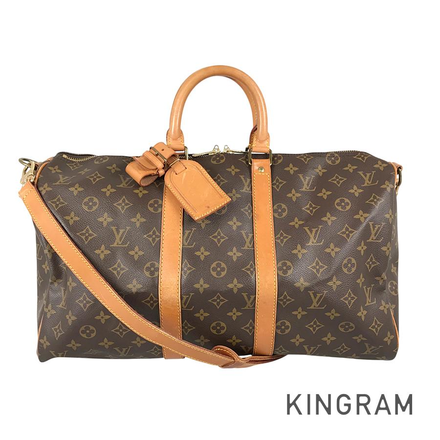 ルイ・ヴィトン LOUIS VUITTON モノグラム キーポル バンドリエール 45 M41418 PVC ボストンバッグ st【中古】