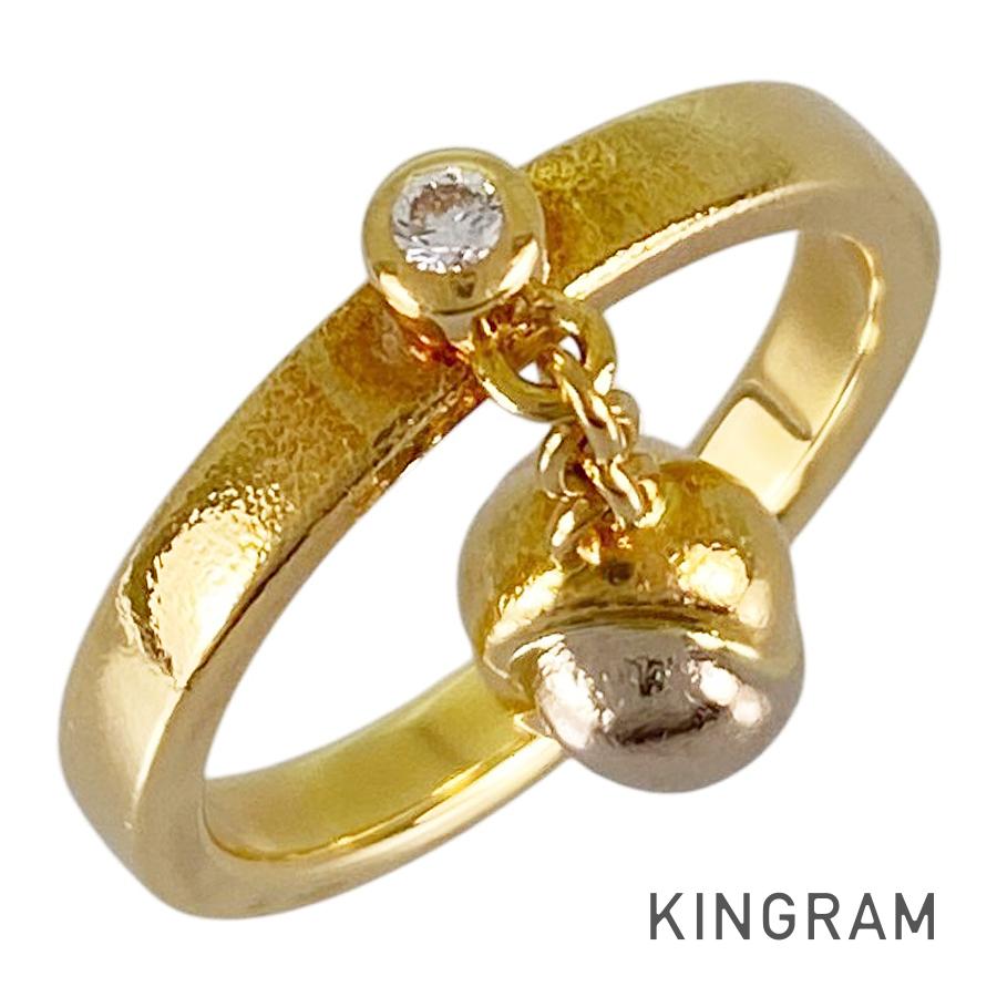 カルティエ Cartier ベビートリニティ ボール B4064750 K18YG ダイヤモンド 9.5号(49-50) リング ss【中古】｜キングラム店