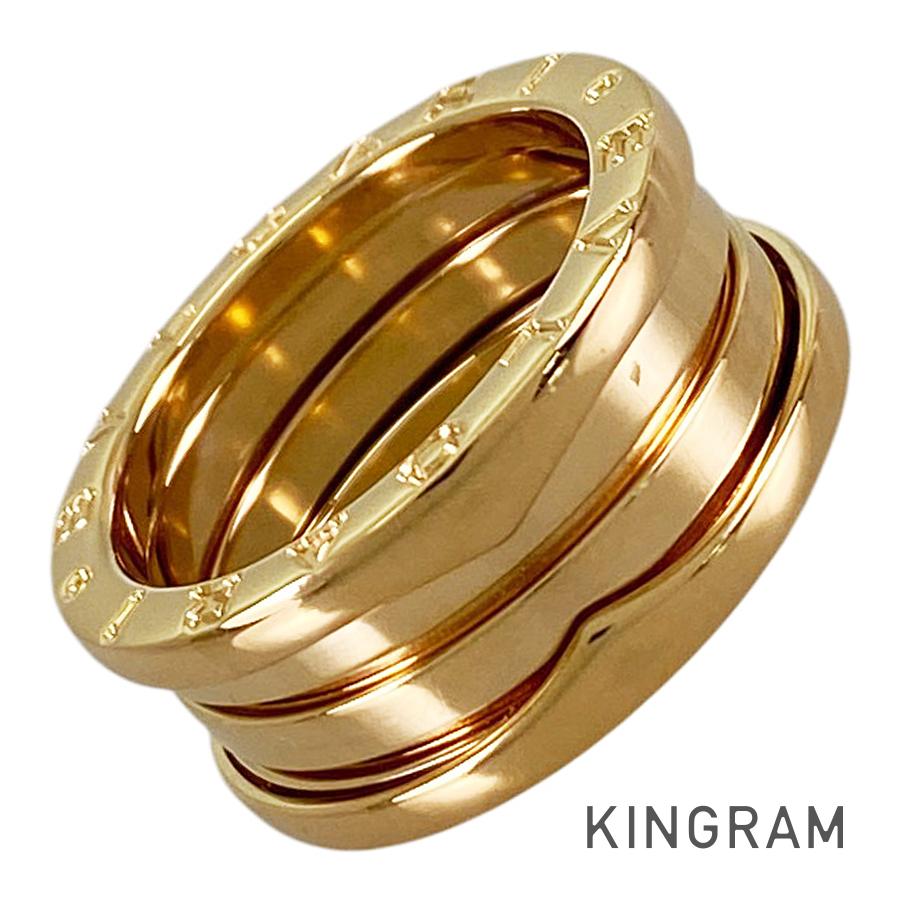 ブル小峡谷 BVLGARI ビーゼロワン K18YG 12.5号(52-53) 輪っか sss【中古】