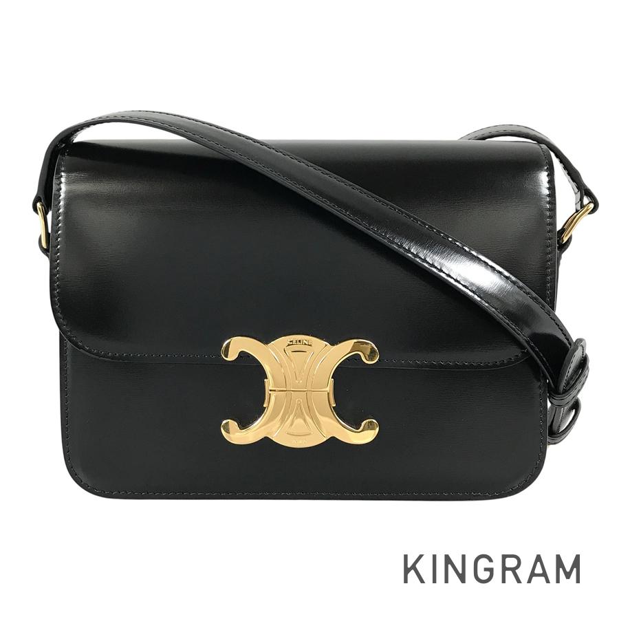 セリーヌ CELINE トリオンフ 古典派音楽 なめし革 ショルダーバッグ sst【中古】