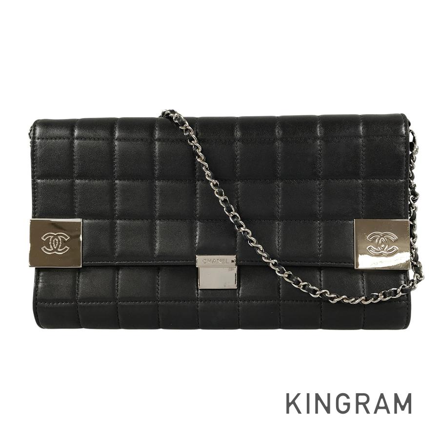 シャネル CHANEL チョコレート赤ちょうちん 子ヒツジひと肌 ショルダーバッグ sh【中古】