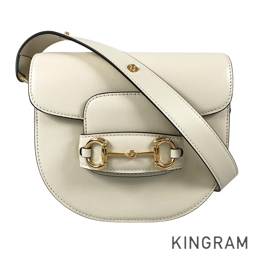 グッチ GUCCI 導管ビット 1955 760191 なめし革 ショルダーバッグ sh【中古】
