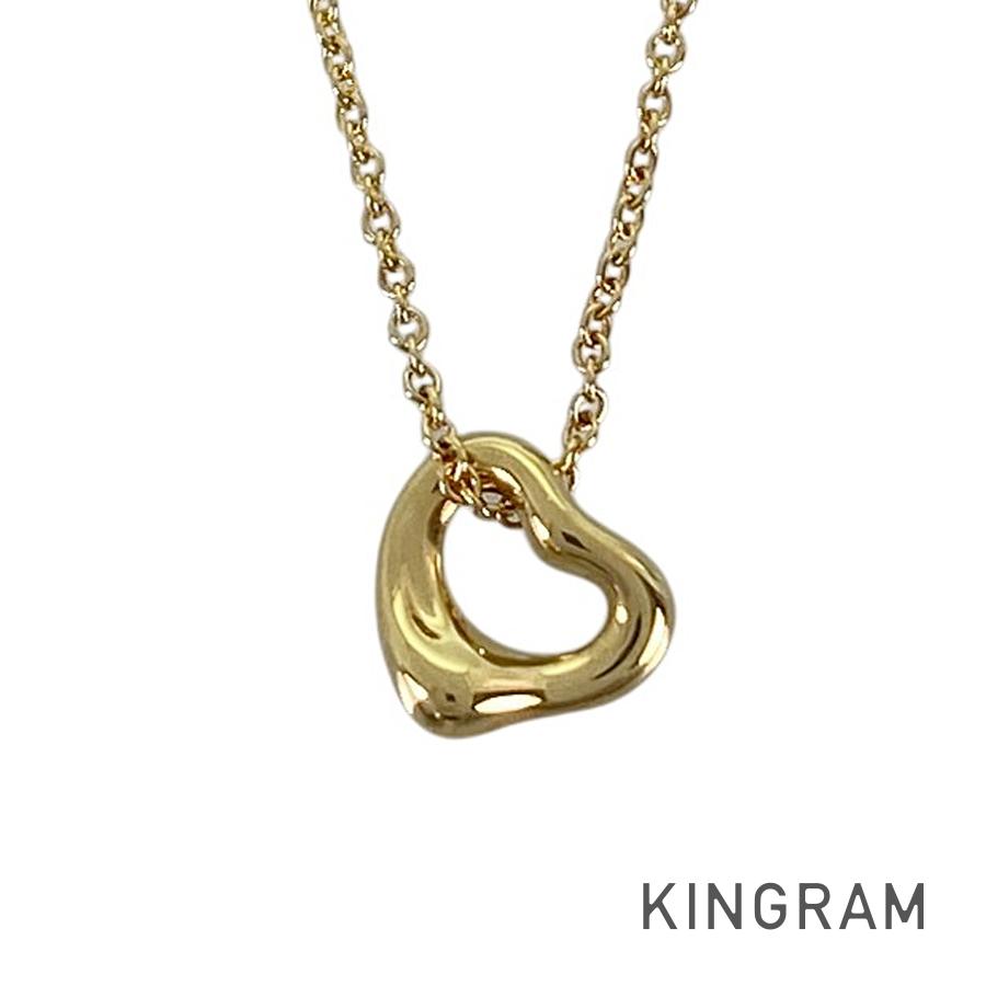 ティファニー TIFFANY&Co. オープンハート ミニ K18YG ネックレス fhb【中古】｜キングラム店 52,800円