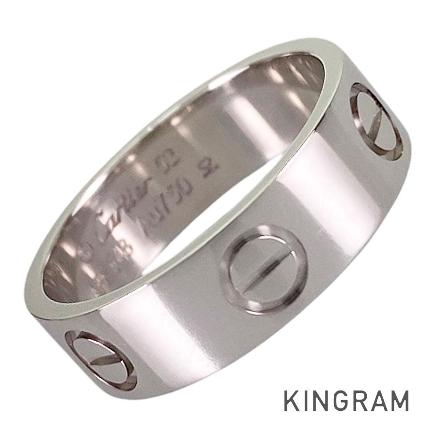 カルティエ Cartier 優しいこと K18WG 12号(52) 輪っか sss【中古】
