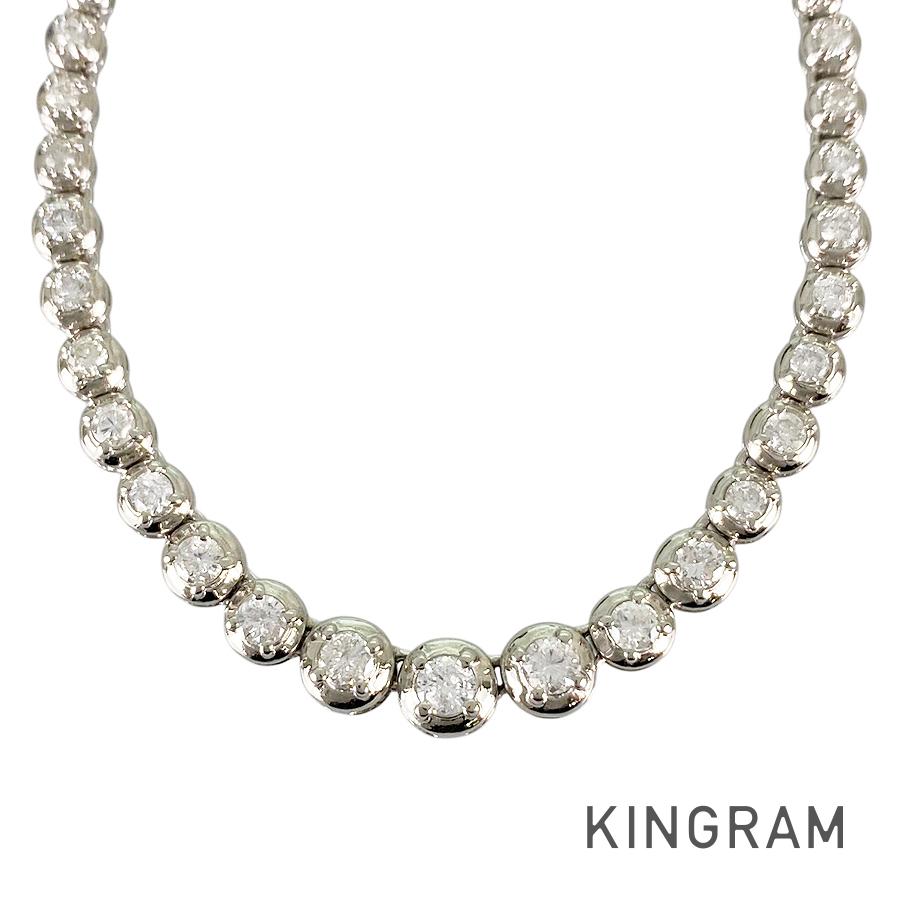 ノーブランド Unsigned Jewelry ネックレス Pt850 ダイヤモンド sss【中古】｜キングラム店