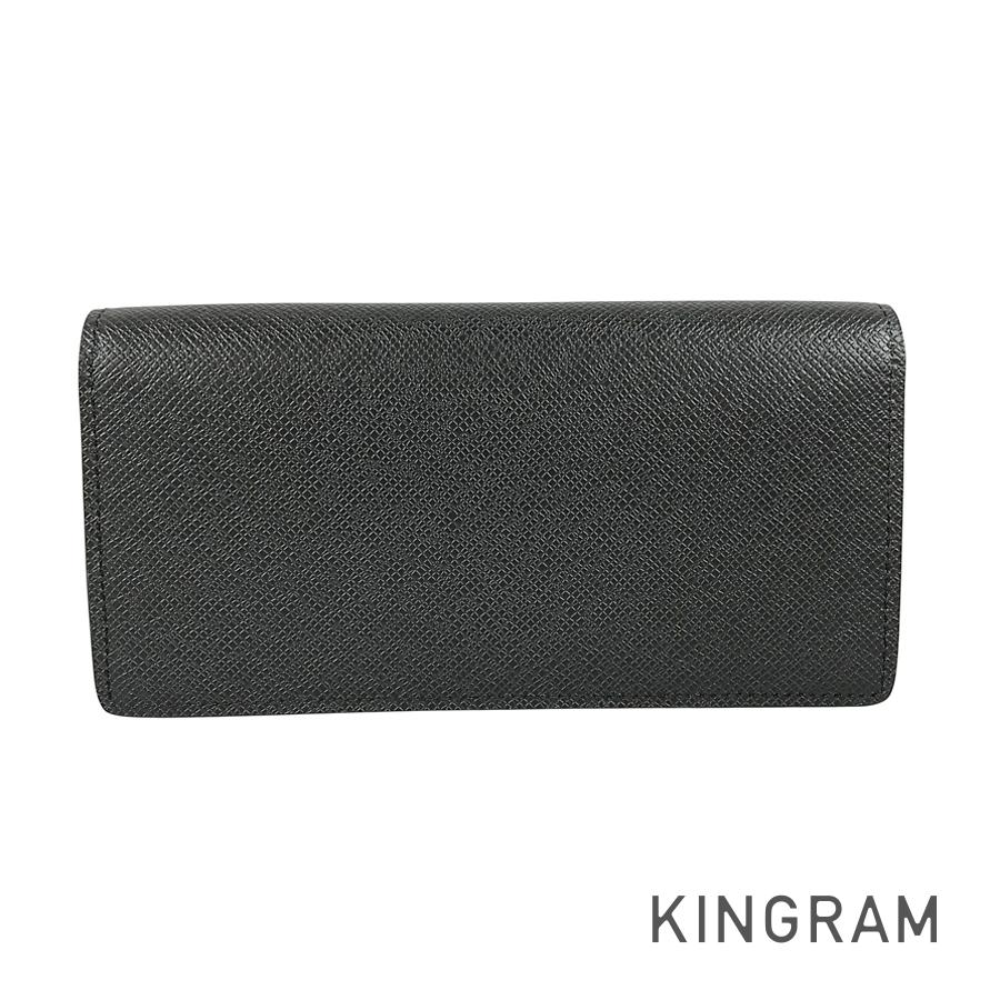 ルイ・ヴィトン LOUIS VUITTON タイ王国ガ ポルトフォイユ ブラザ M30501 なめし革 長紙入れ 二つ折り kkd【中古】