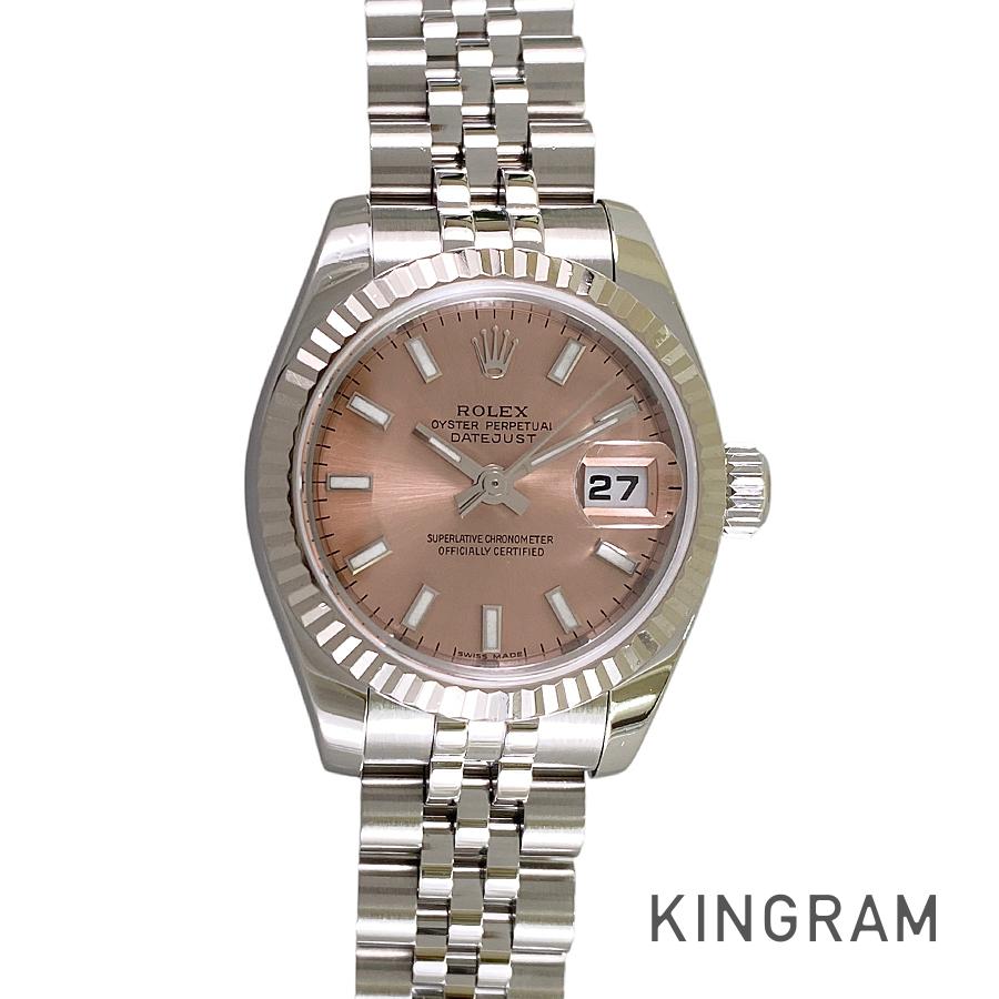 ロレックス ROLEX デイトジャスト 179174 SS WG 自動巻 レディース 腕時計 ss【中古】｜キングラム店
