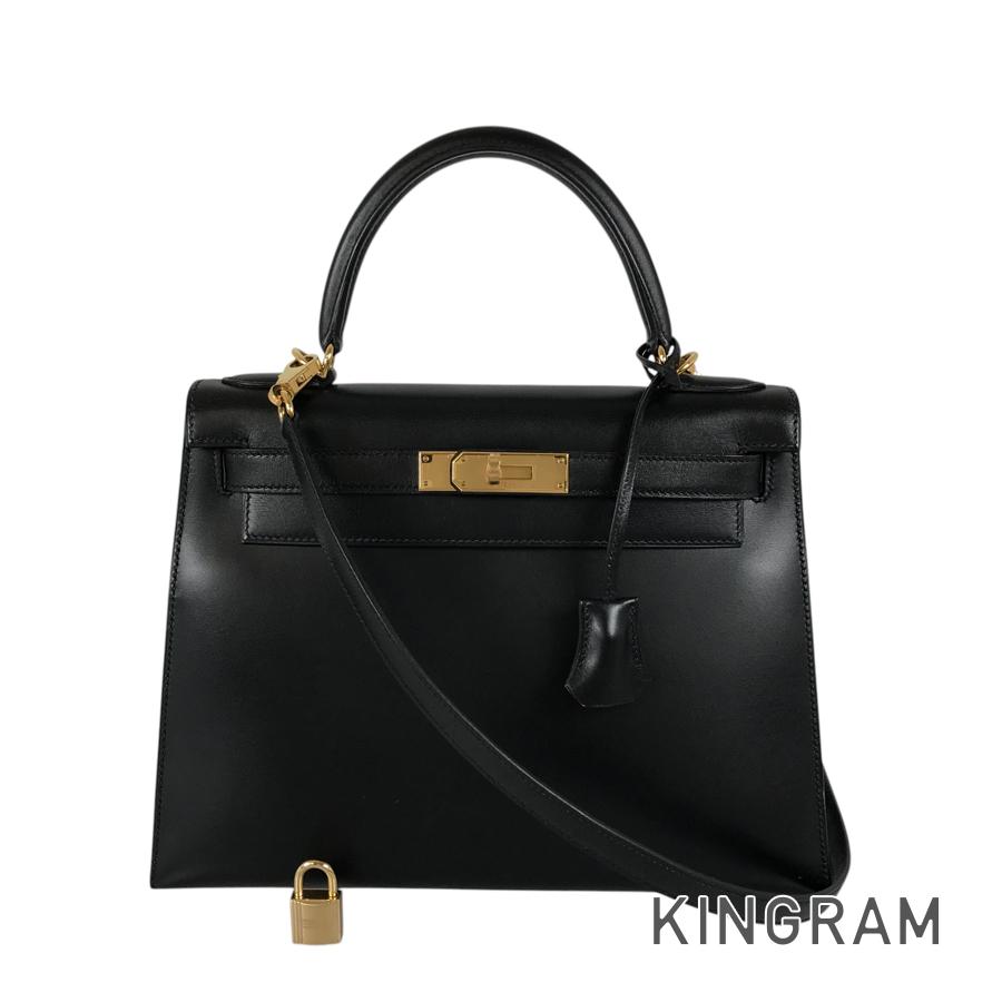 エルメス HERMES ケリー 28 ボックスカーフ ハンドバッグ sst【中古】｜キングラム店