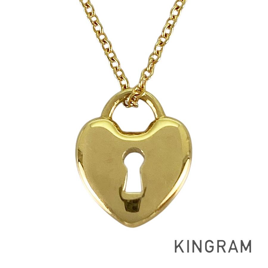 ティファニー TIFFANY&Co. ハート ロック K18YG ネックレス ss【中古】｜キングラム店 60,500円