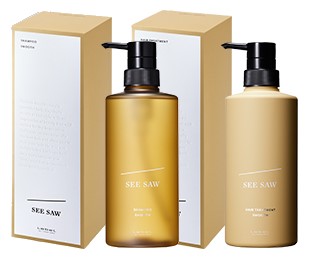 ルベル リニューアル シーソー スムース 500ml 500g 楽天市場】ルベル シーソー [スムース] ヘア＆スキャルプシャンプー