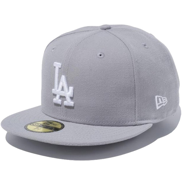 ロサンゼルスドジャースキャップグレーホワイトニューエラ 59FIFTY MLB Jacquard ロサンゼルス・ドジャース グレー