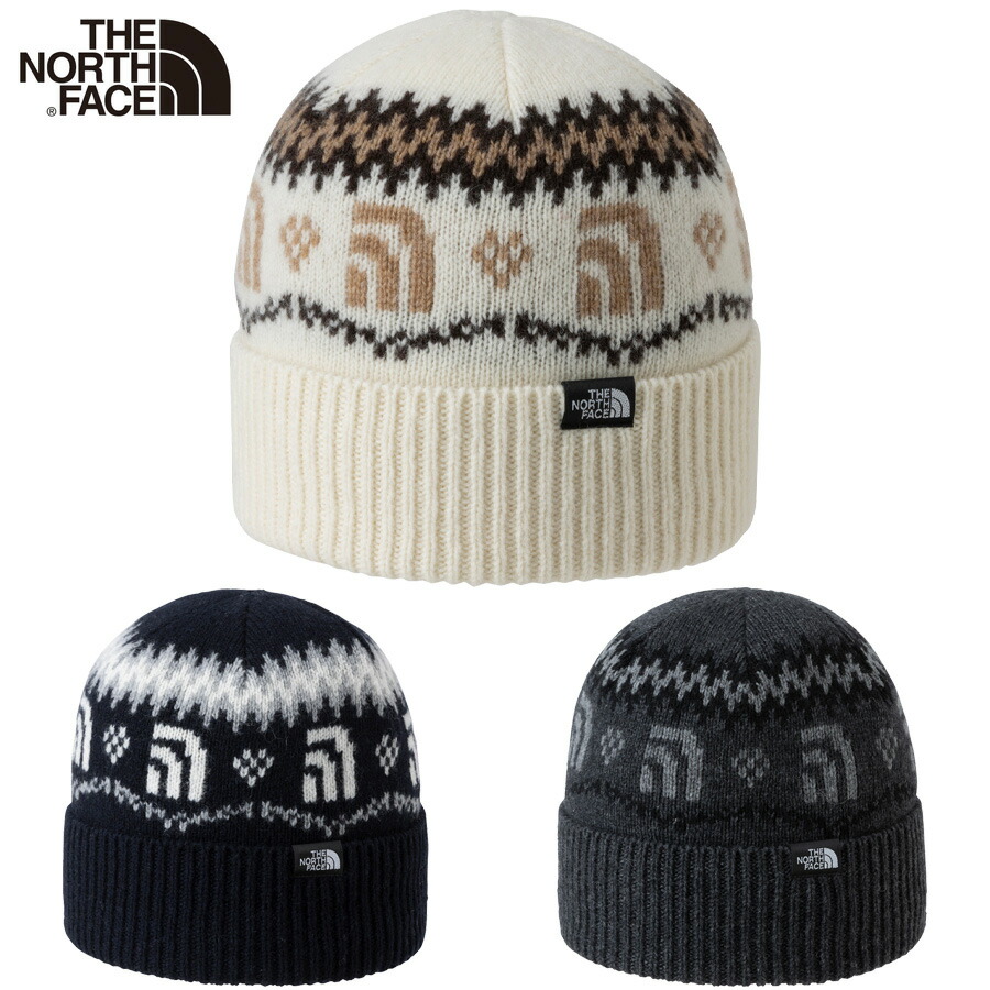 ノースフェイス　ハットHalf Dome Nordic Wool Hat THE NORTH FACE Half Dome Nordic Wool Hat ミックスチャコール