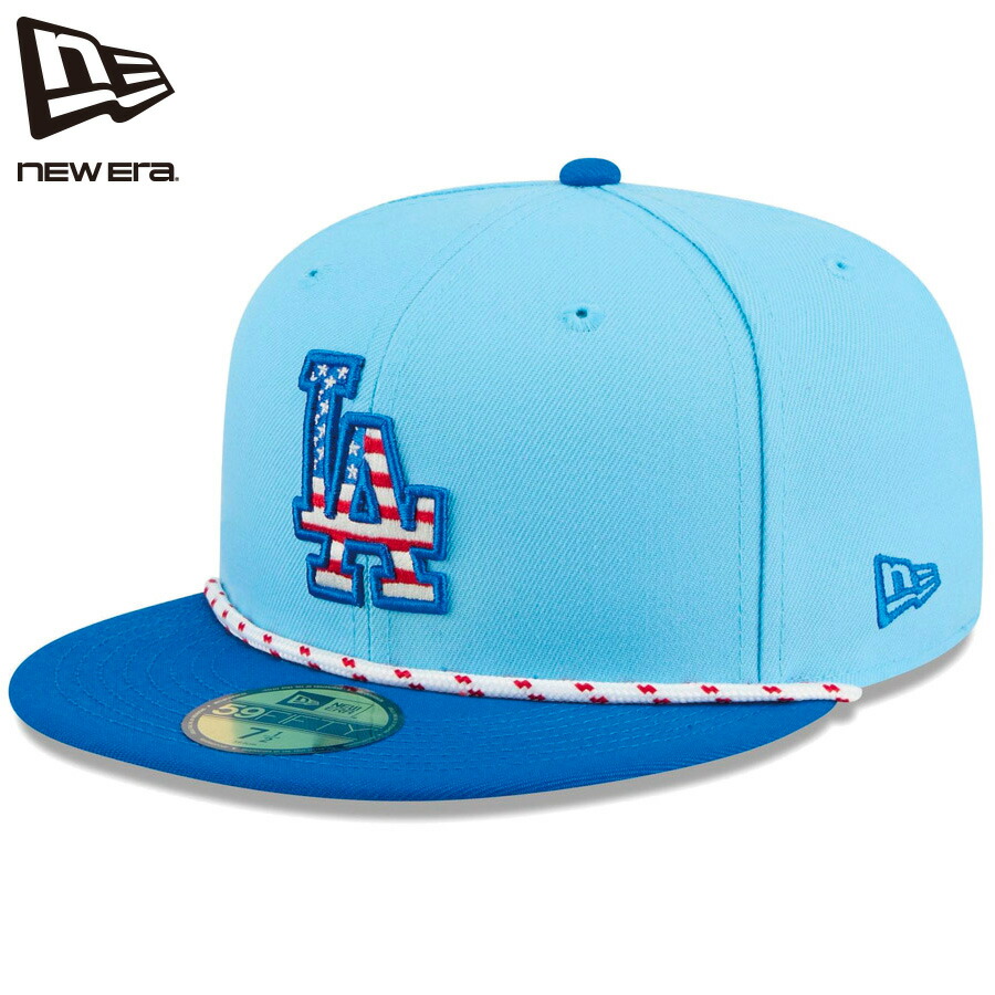 【New Era】ロサンゼルスドジャース ベースボールキャップ バイカラー ロサンゼルスドジャース 大谷翔平 刺繍 6パネル