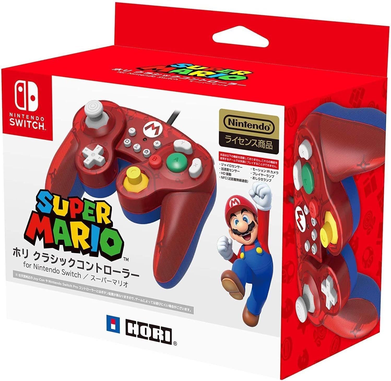 楽天市場】ホリ クラシックコントローラー for Nintendo Switch マリオ