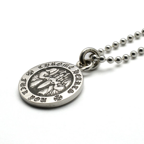 激安単価で Chrome Hearts クロムハーツ Angel Medal Charm V1 エンジェルメダルチャーム Fuck You L Chromehearts 正規品 誕生日 プレゼント ギフト レディース メンズ アクセサリー シルバー 925 ネックレス ペア クロム 芸能人 愛用 値引 Rnbca In