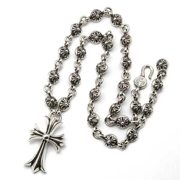 楽天市場 クロムハーツ ネックレス ペンダント Chrome Hearts Chクロス クロスボールネックレス Ch Cross W Cross Ball inch キングスロード