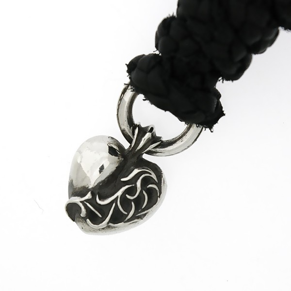 クロムハーツ ネックレス ペンダント Chrome Hearts Heart Pendant ハート ペンダント 革ひも付 Islandfavours Com