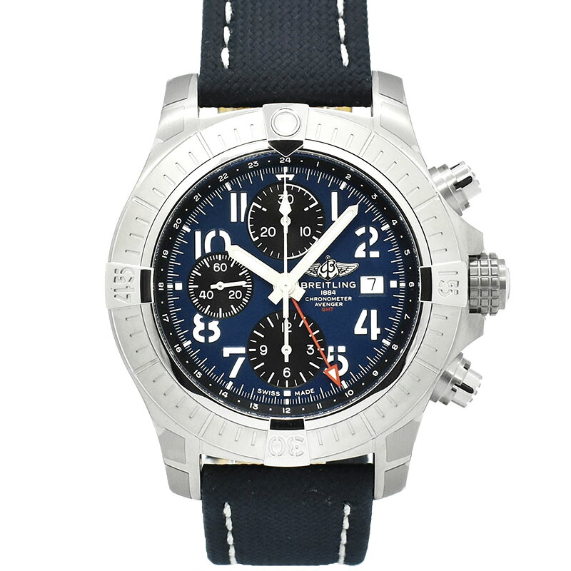 ブライトリング BREITLING アベンジャー クロノグラフ GMT 45 A24315101C1X2 ブルー/ブラック 新品