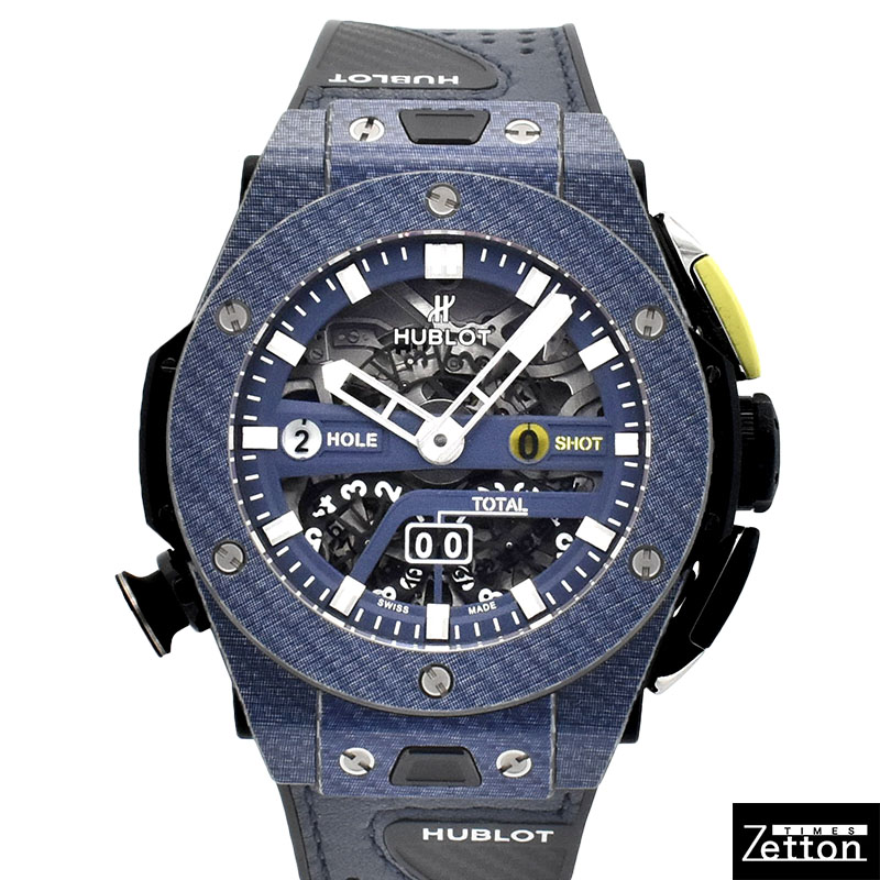 ウブロ HUBLOT ビッグバン ウニコ ゴルフ ブルーカーボン 416.YL.5120.VR 世界200本限定 45mm 新品|ブランドウォッチ専門店Zetton