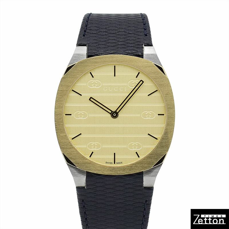 【新品】グッチ　GUCCI 25H YA163418 クォーツ ゴールド 38mm ユニセックス
