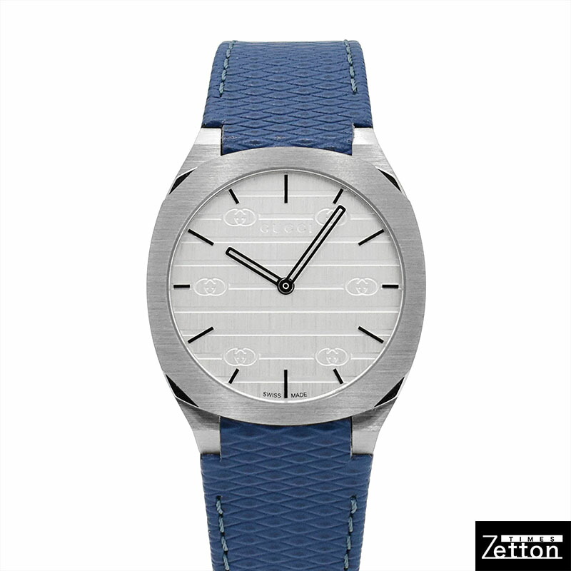 【新品】グッチ　GUCCI 25H YA163422 クォーツ シルバー 34mm ユニセックス