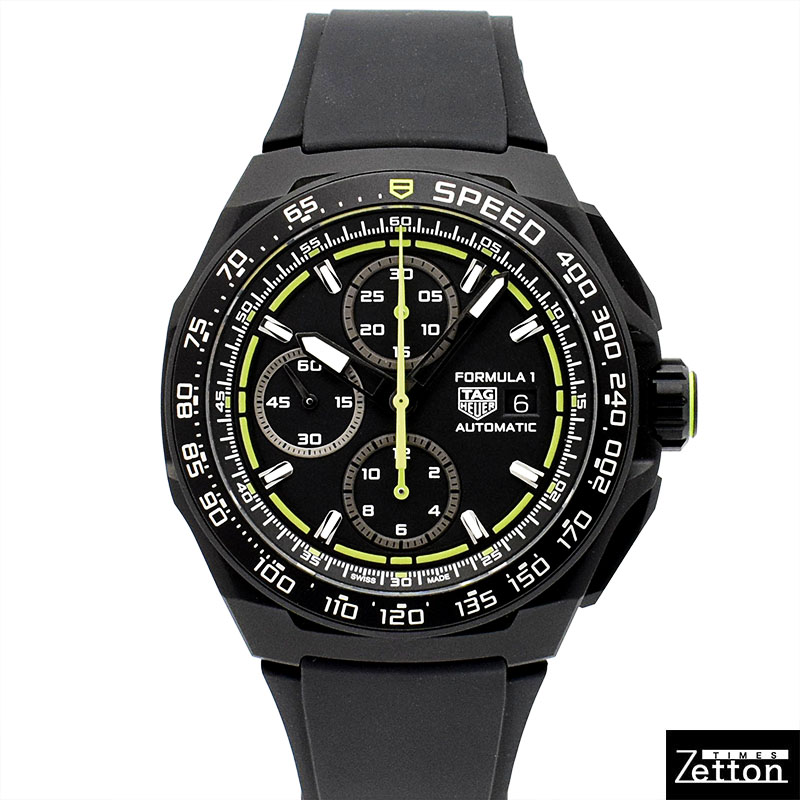 【新品】タグホイヤー TAG HEUER フォーミュラ1 クロノグラフ CBZ2086.FT8098 自動巻き ブラック 44mm メンズ
