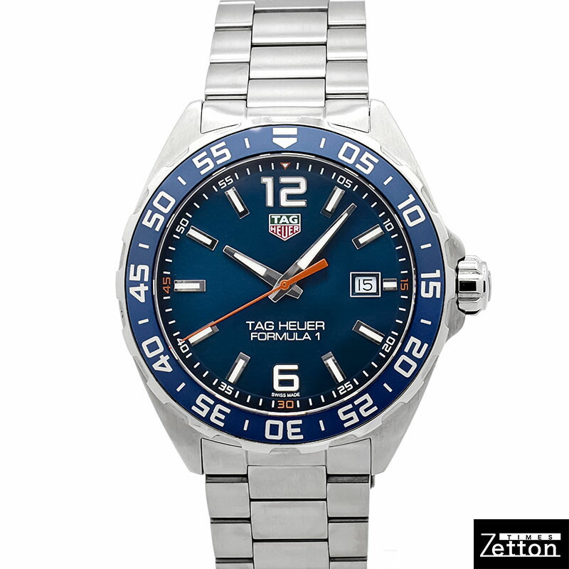 【国際保証書有り】【外装仕上げ済み】タグホイヤー TAG HEUER フォーミュラ1 WAZ1010.BA0842 クォーツ ブルー 43mm メンズ USED 中古