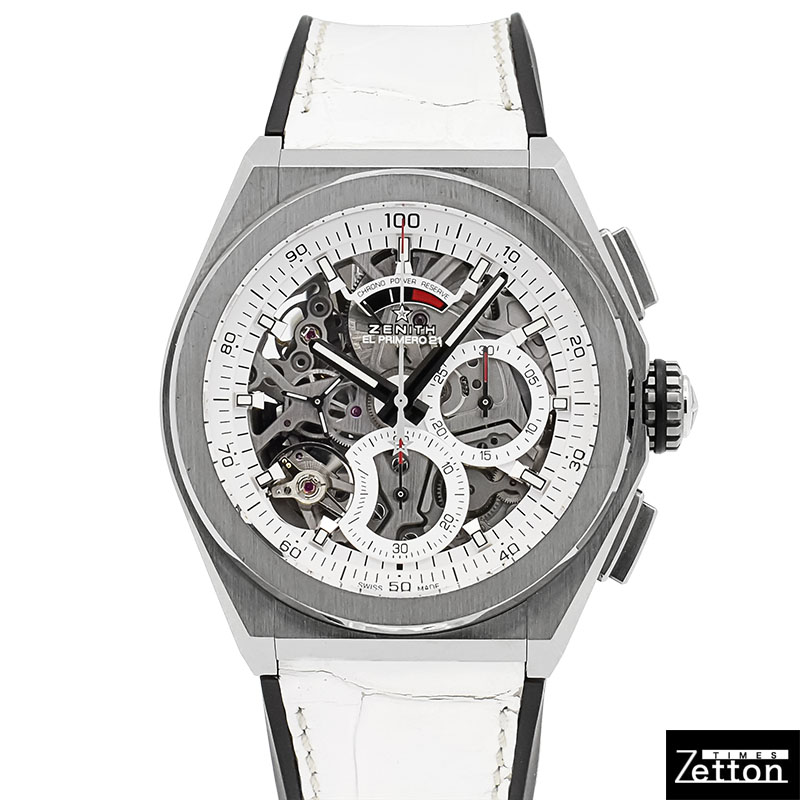 【外装仕上げ済み】ゼニス ZENITH デファイ エル・プリメロ21 日本限定 95.9003.9004/78.R588 自動巻き スケルトン 44mm メンズ USED 中古