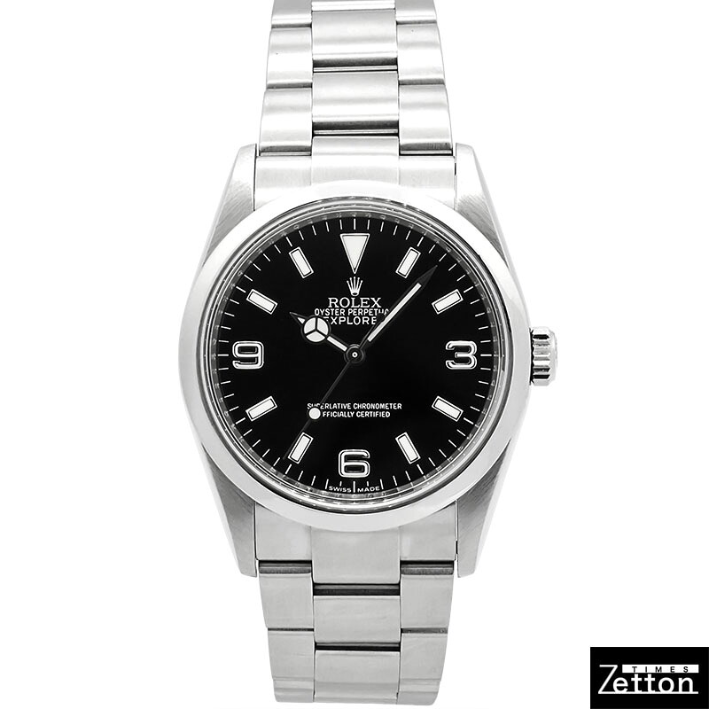 【外装仕上げ済み】ロレックス ROLEX エクスプローラー 1 114270 V番 自動巻き ブラック 36mm メンズ USED 中古 403,920円