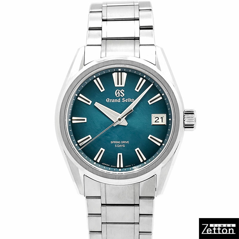 【国際保証書有り】【外装仕上げ済み】グランドセイコー GRAND SEIKO エボリューション 9 コレクション スプリングドライブ 阿寺川 SLGA025 スプリングドライブ グリーン 40mm メンズ USED 中古|ブランドウォッチ専門店Zetton