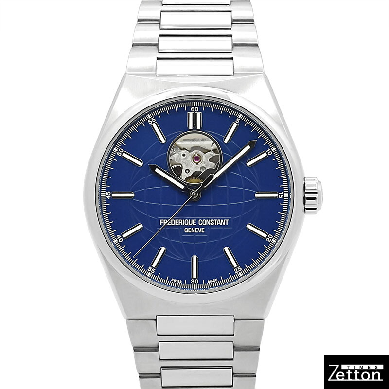 【未当て嵌める品】【インターナショナルお墨付き有り】フレデリック・変わらない FREDERIQUE CONSTANT ご機嫌生命現象 ハート型音楽的リズム FC-310N4NH6B 自動小銃一巻き 青碧 41粍 メンズ