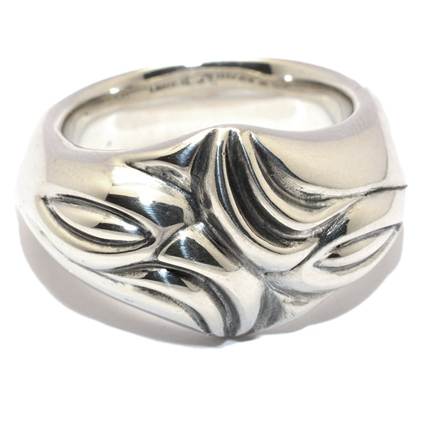 2021人気の ロンワンズ LONE ONES Carved Silk Ring L カーブドシルク