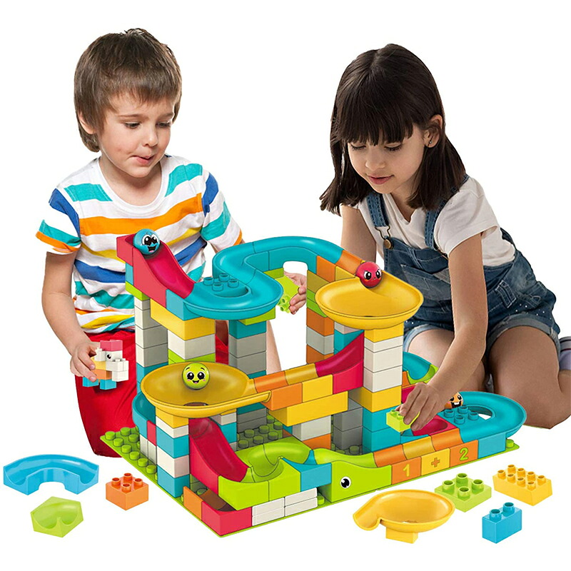 楽天市場 コロコロ ビーズコースター 知育玩具 ビーズ スロープトイ 60pcs 2箱 組み立て ブロック コースター積み木おもちゃ Diy立体パズル 子供向け おもちゃ 男の子 女の子 楽天海外直送 Kingstar