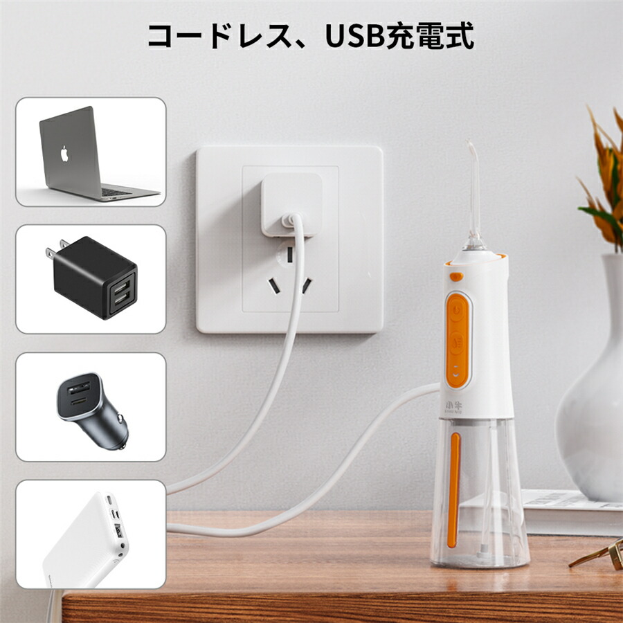 新製品情報も満載 口腔洗浄器 ジェットウォッシャー 携帯型 DIYモード 250ML 呼吸ライト 付き替えノズル2本 USB充電式 口腔洗浄機  ウォーターピック 歯間ジェット洗浄 口内洗浄機 コードレス 携帯便利 ウォーターフロス ソニッケアー 歯垢除去 記憶機能 日本語説明書付き ...