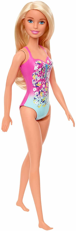 【本日ポイント2倍!】バービー ビーチバービードール4 (Barbie Doll, Blonde, Wearing Swimsuit/  MATTEL/GHW37/バービー人形 水着) 王様のおもちゃ 