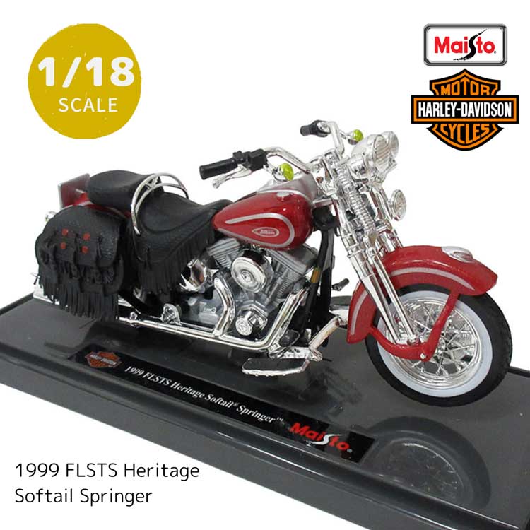 1998FAT BOY ハーレーダビッドソン ガレージ ミニカー 模型 置物
