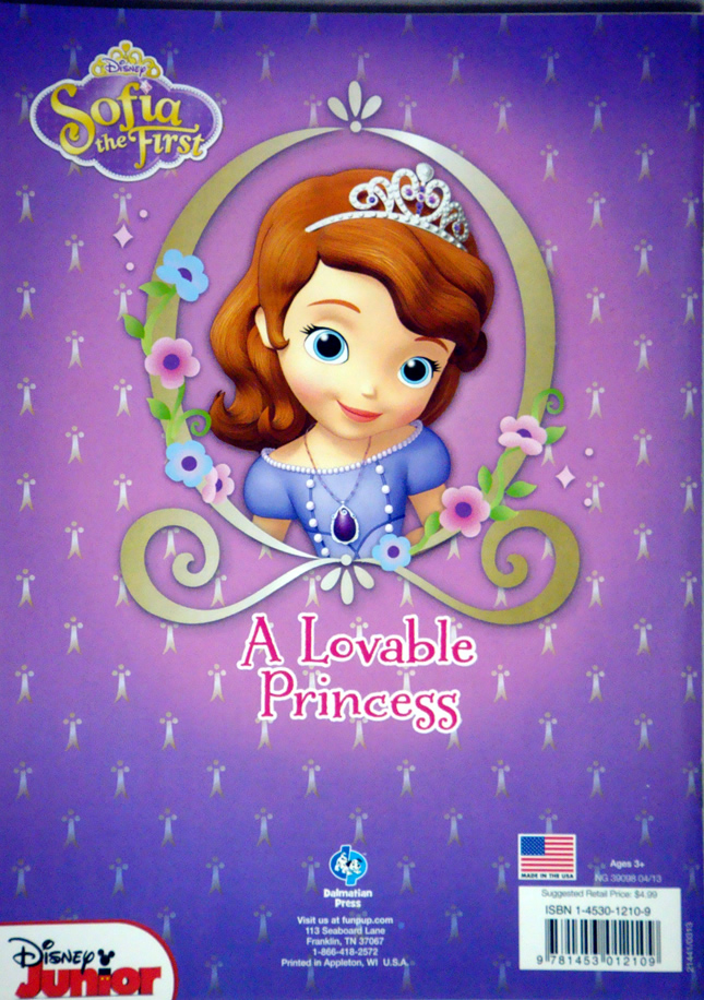 楽天市場 ディズニー ちいさなプリンセス ソフィア ぬりえ シールブック 愛すべきプリンセス Disney Sofia The First A Lovable Princess 英語 王様のおもちゃ 楽天市場店