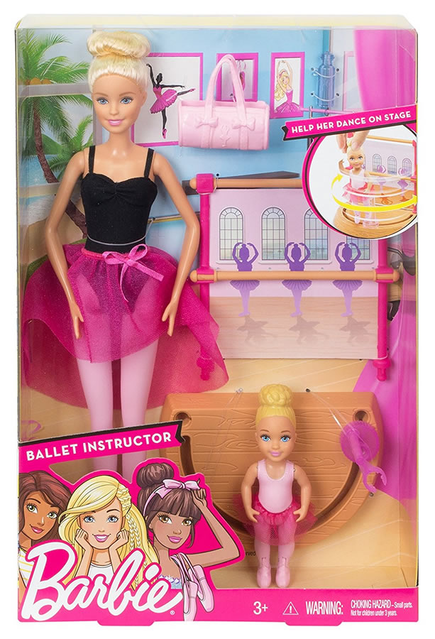 barbie careers ballet instructor doll and playset blonde