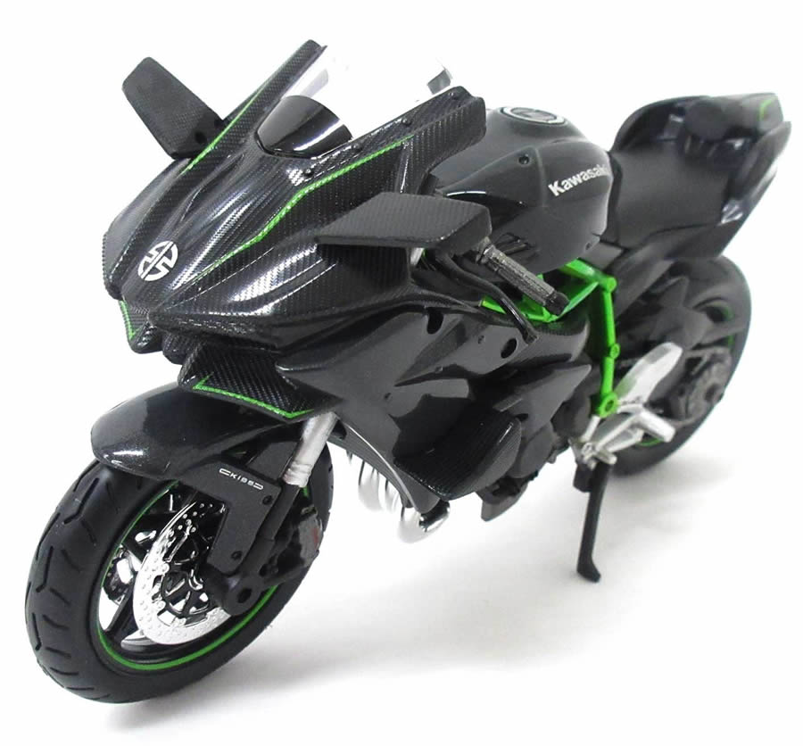 【本日ポイント2倍】Maisto 1/12 Kawasaki Ninja H2R カワサキ ニンジャ (バイク 模型 完成品 マイスト スケールライセンス ジャパンバイク オートバイ)画像