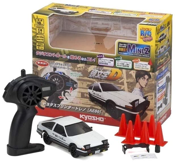 【店内全品ポイント2倍】 【即納】京商 First MINI-Z 頭文字D  トヨタ スプリンタートレノ ラジオコントロール 電動 ツーリングカー AE86 66601 RC R/C ラジコン イニD 小さめサイズ ギフト プレゼント