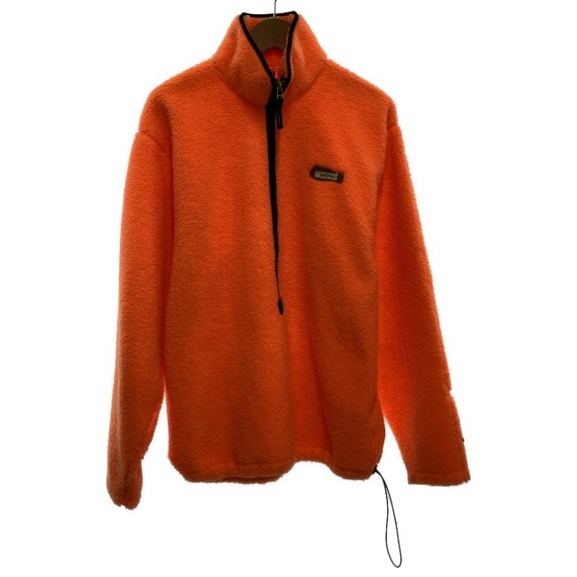 【中古】　ADER ERROR.　フリース　プルオーバー　トップス　ハーフジップ　無地　ワンポイント　ストリート　古着　/1587｜KINJIusedclothing