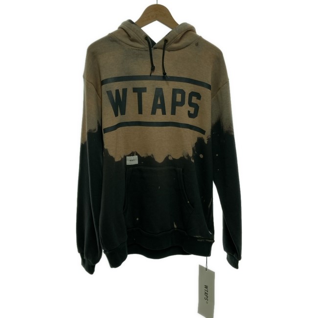 【中古】　WTAPS　パーカー　長袖　プルオーバー　トップス　裏起毛　タイダイ　ブランドロゴ　プリント　オーバーサイズ　タグ付き　日本製　ストリート　古着　/7065｜KINJIusedclothing 15,272円