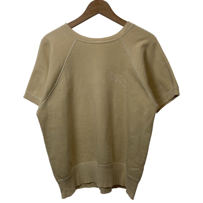 【中古】 流汗 60s vintage 60年月日 OLD 半袖 トップス 労働者の一団素っ首 裏起毛 刷り上げる 古着 /4381
