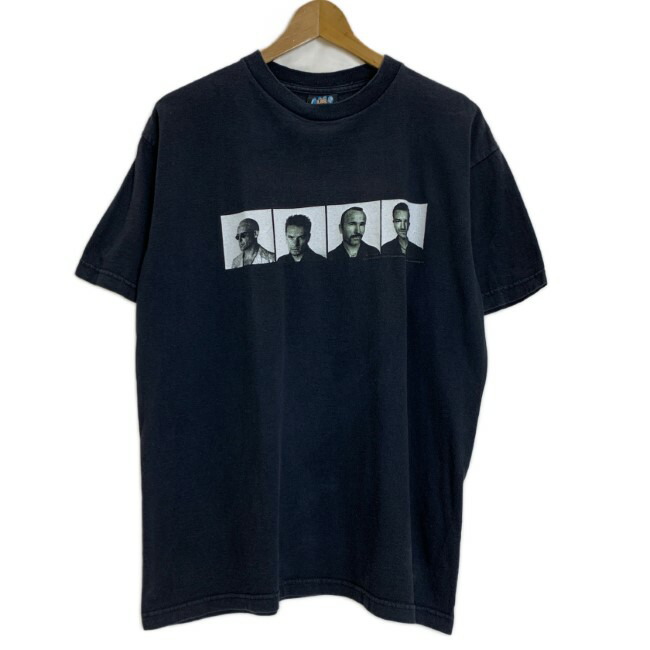 【中古】　U2 POPMART　バンT　90s vintage　90年代　(C)1997　Tシャツ　半袖　カットソー　トップス　クルーネック　プリント　ツアーT　古着　/1951