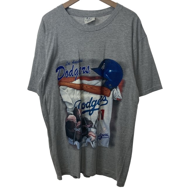 【中古】　Lee SPORT　Tシャツ　90s vintage　90年代　OLD　半袖　トップス　クルーネック　プリント　Dodgers　背番号31　アメカジ　古着　/7031