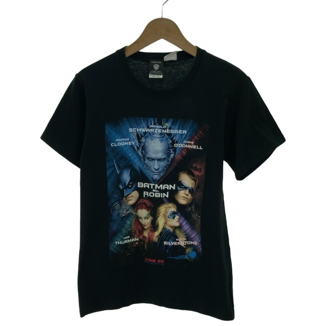 【中古】　WARNER BROS. STUDIO STORE　Tシャツ　90&lsquo;s vintage　(c)1997 warner bros,all right reserved　半袖　カットソー　トップス　クルーネック　キャラクター　Batman&Robin　プリント　USA製　古着　/1104｜KINJIusedclothing