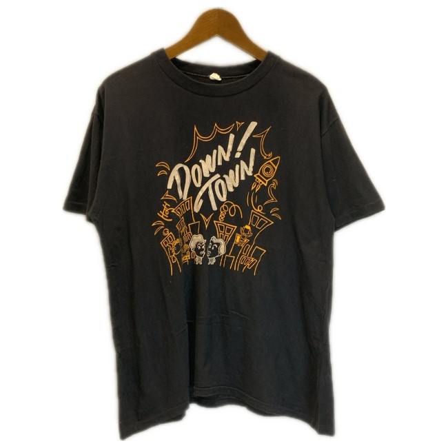 【中古】 Tシャツ 80s-90s vintage 80年代-90年代 半袖 カットソー トップス クルーネック プリント ダウンタウン キャラクター コメディアン お笑い芸人 古着 /1953|KINJIusedclothing
