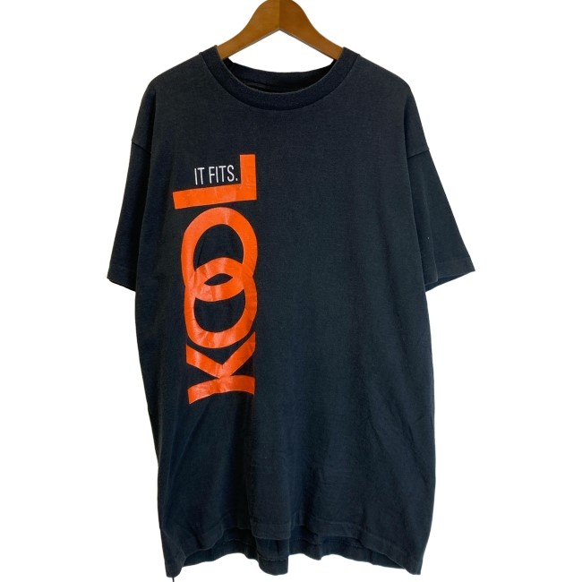【中古】　FRUIT OF THE LOOM　Tシャツ　90s vintage　90年代　OLD　半袖　トップス　クルーネック　プリント　KOOL　オーバーサイズ　USA製　古着　/7309