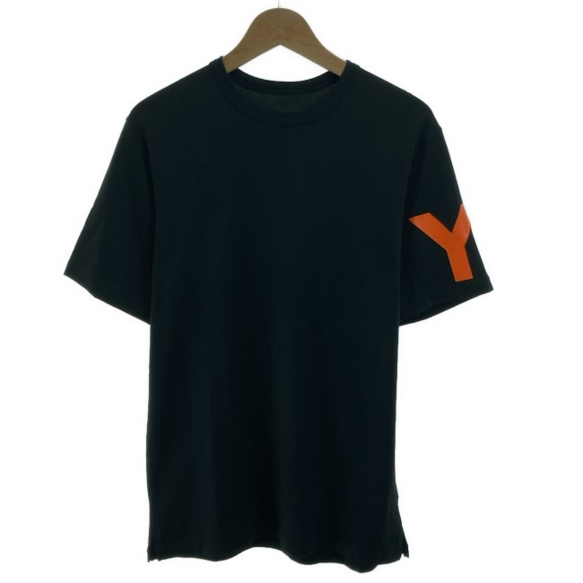【中古】　Y-3　Tシャツ　半袖　カットソー　トップス　クルーネック　ロゴT　無地　ワンポイント　ブランドロゴ　プリント　スポーツ　古着　/1156